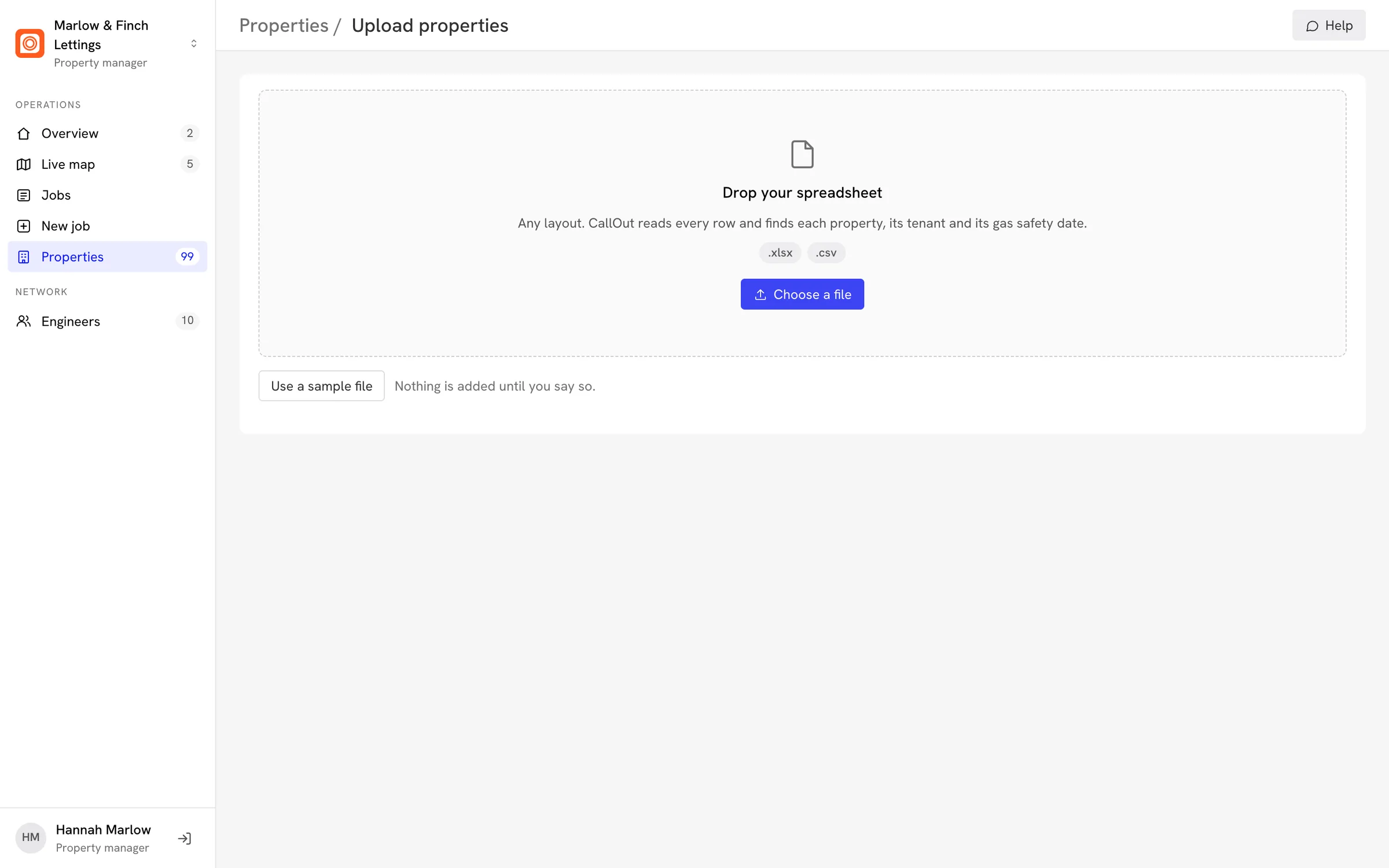 Upload your portfolio