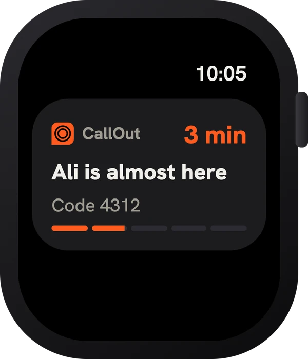 Code 4312, on the watch