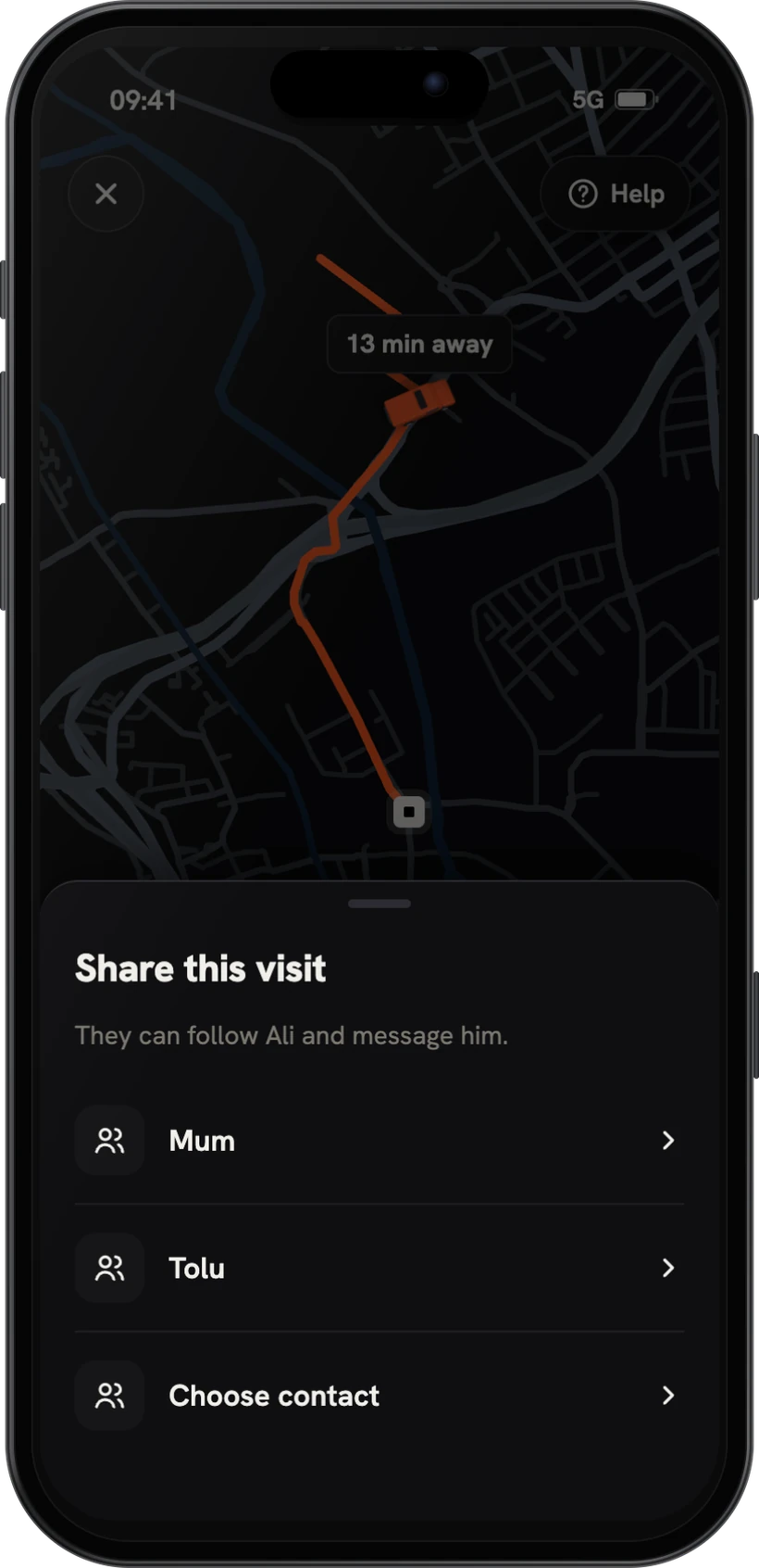 Share this visit
