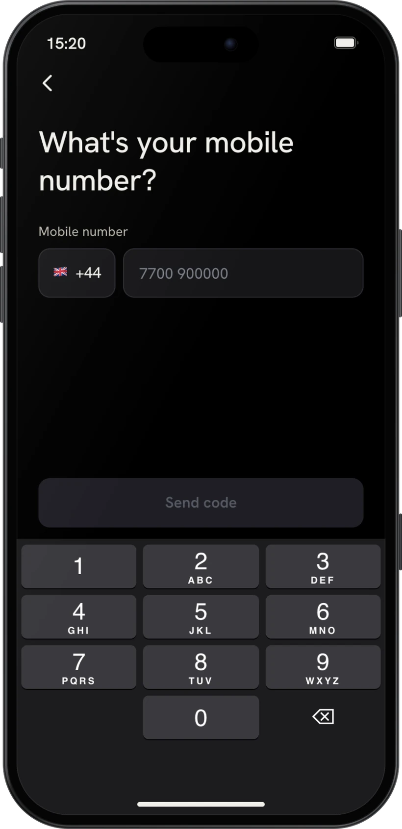 Your phone number