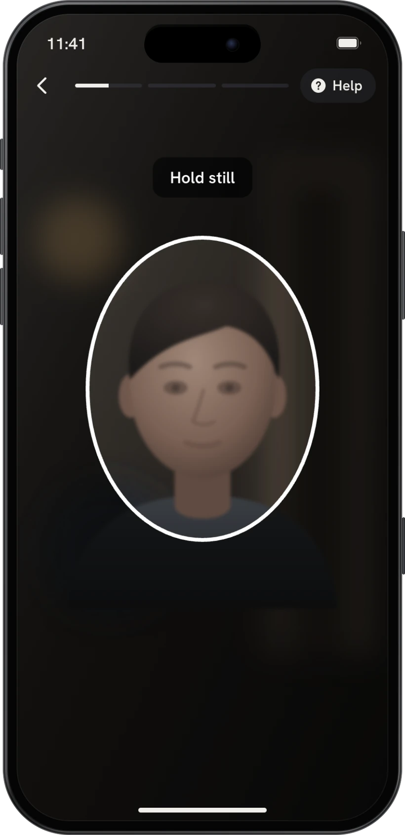 The engineer's face check