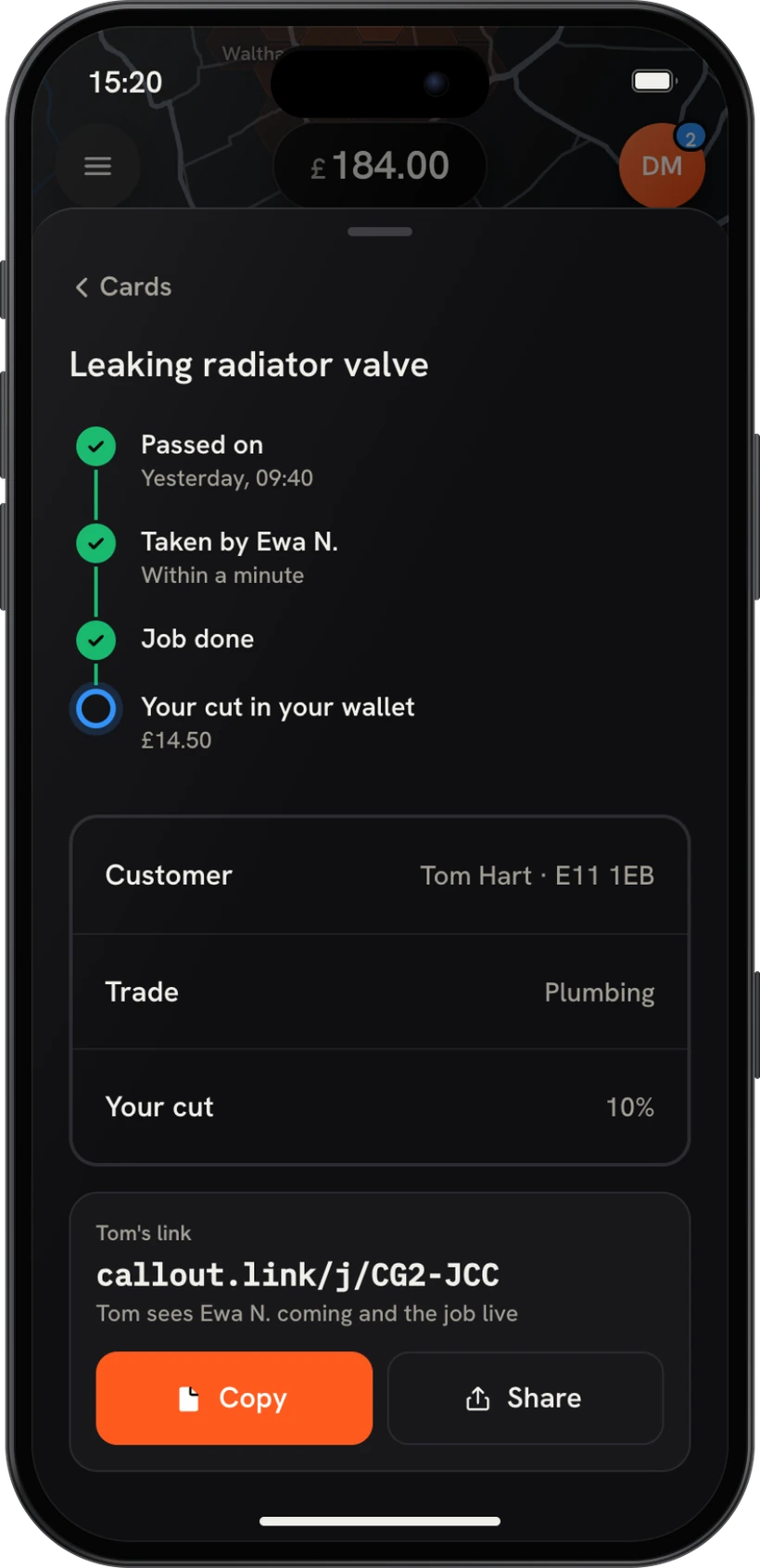 One Card, in detail