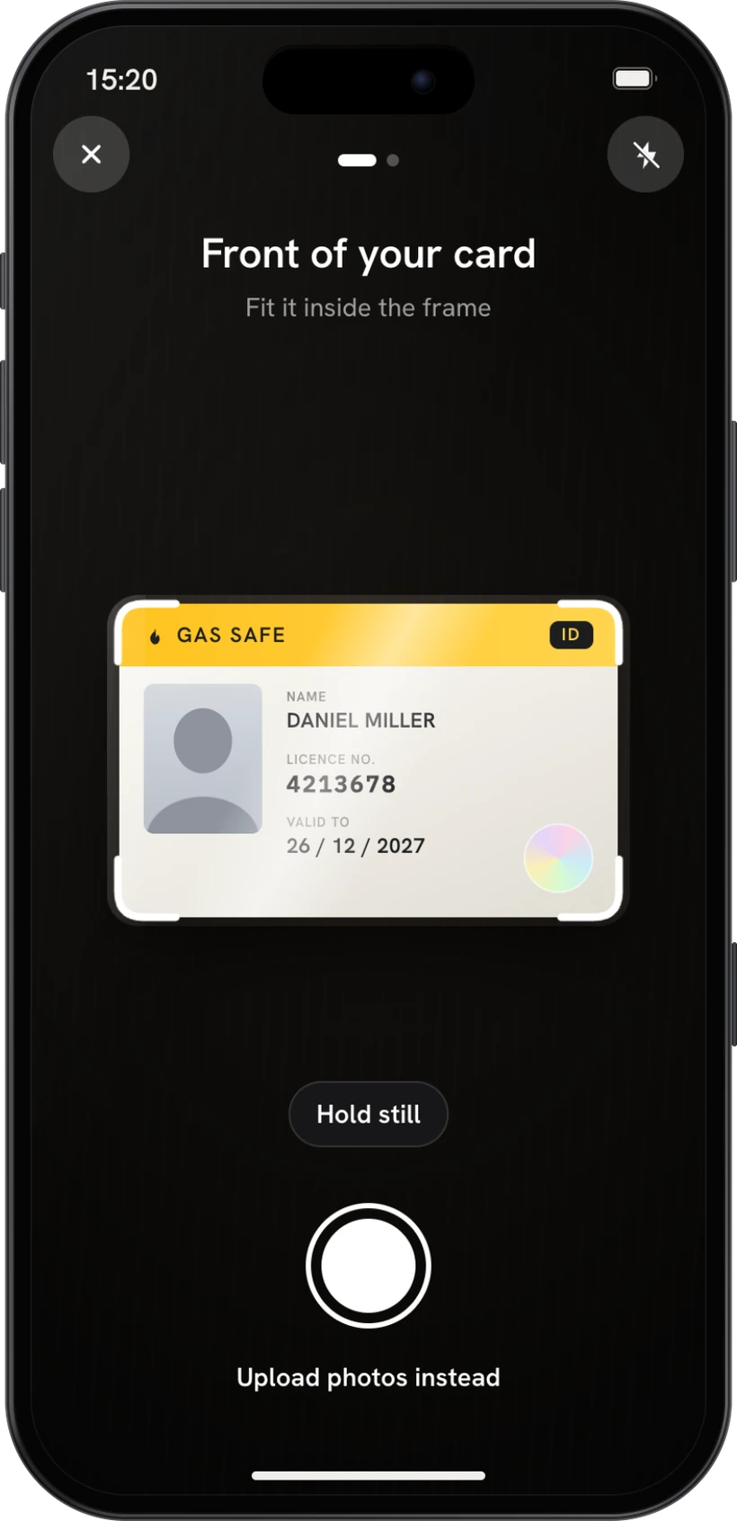 Scan your cards